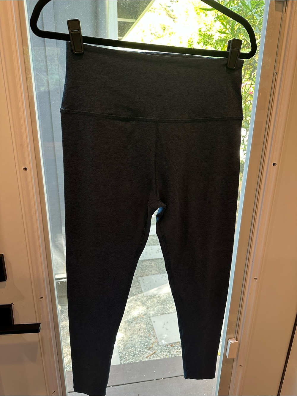 Beyond Yoga high waist blue heathered leggings